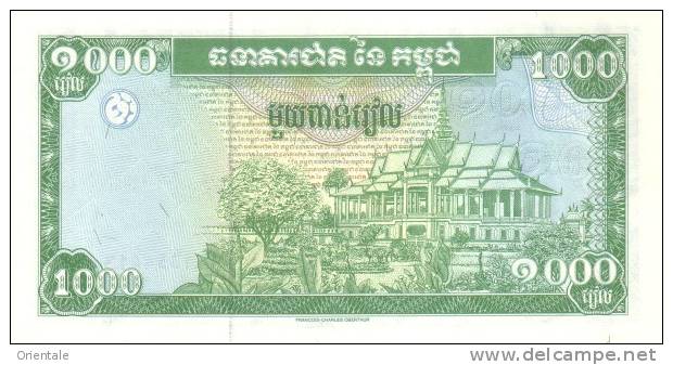 CAMBODIA P. 44a 1000 R 1995 UNC - Cambodia