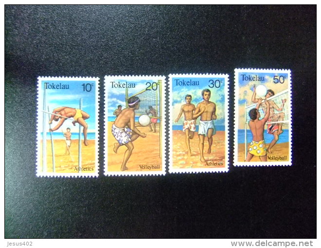 TOKELAU 1981 SPORT Yvert N&ordm; 77 /80 ** MNH GB N&ordm; 77 / 80 ** MNH - Tokelau