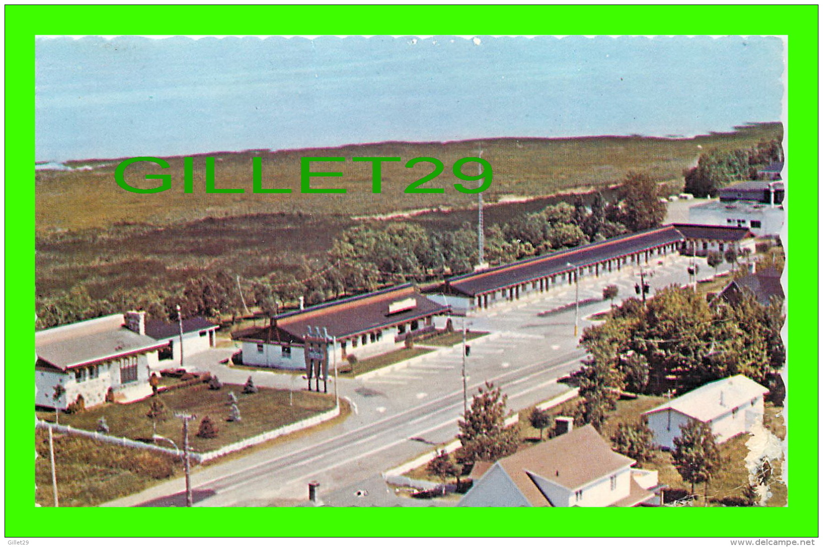 ST-ROCH-DES-AULNAIES, QUÉBEC - MOTEL-RESTAURANT, LE GEULETON - CIRCULÉE EN 1989 - PUB. TRANS-KEBEC - - Autres & Non Classés