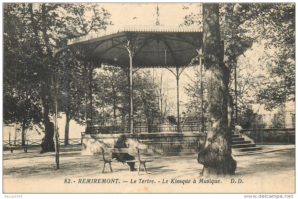 88 REMIREMONT  Le Tertre  Le Kiosque à Musique 2scans - Remiremont