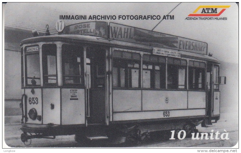 Italy Phone Card  - ATM Tram -  Mint - Treni