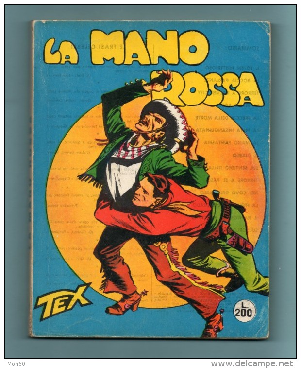 Fumetto TEX WILLER - La Mano Rossa - Tex