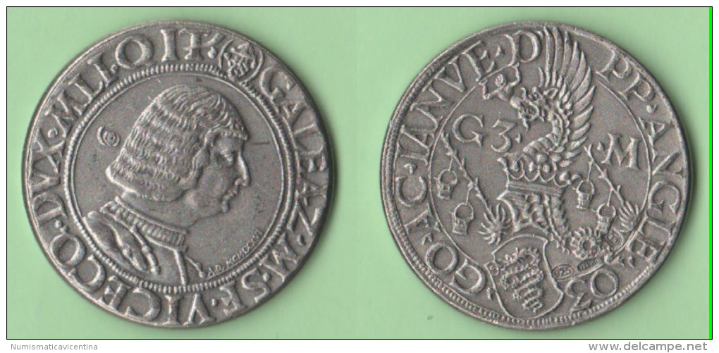 Milano Galeazzo Sforza Medaglia In Argento 1976 - Altri & Non Classificati