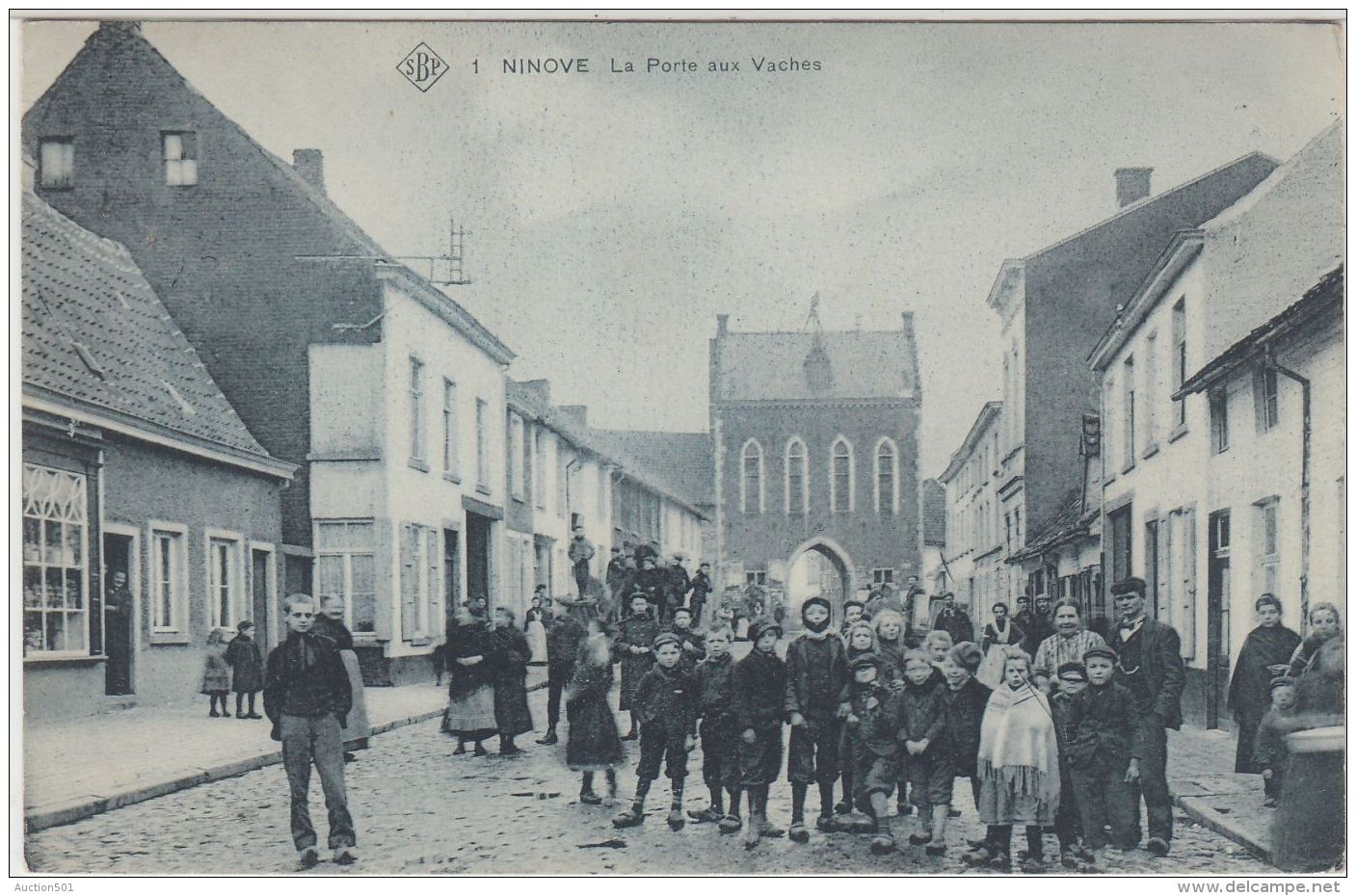 26634g  LA PORTE AUX VACHES - Ninove - 1910 - SBP 1 - Ninove