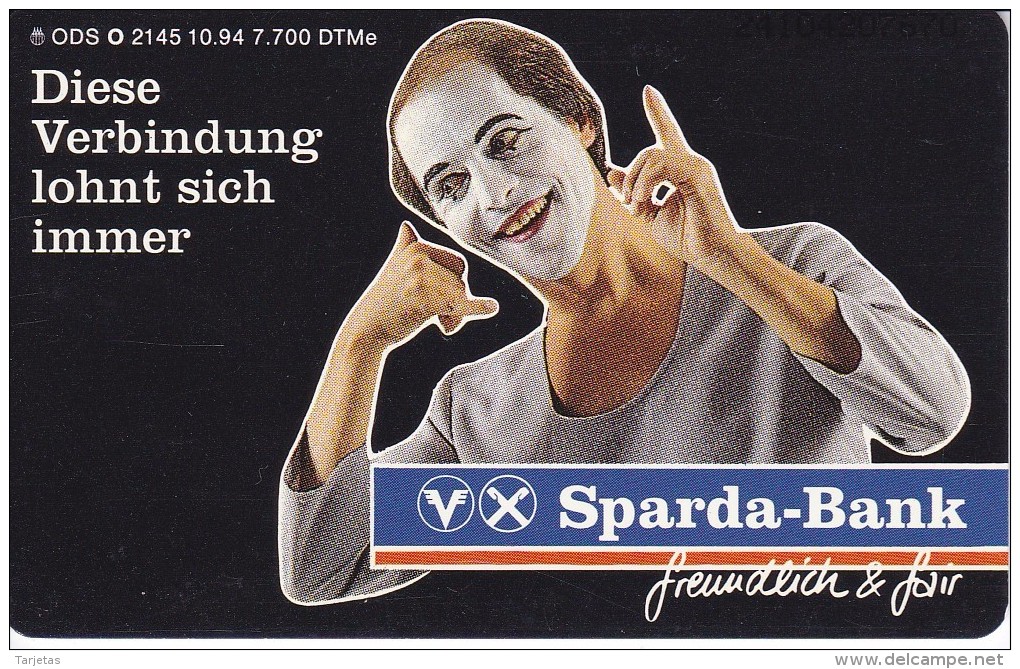 O 2145 TARJETA DE ALEMANIA DE SPARDA BANK (MIMO-PAYASO-CLOWN) - O-Series: Kundenserie Vom Sammlerservice Ausgeschlossen