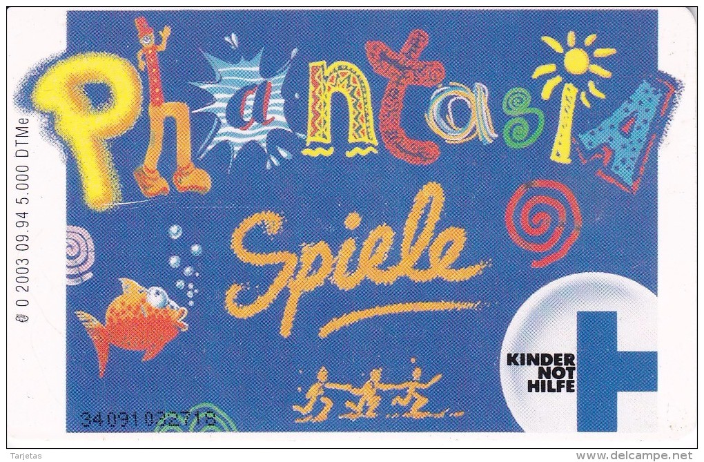 O 2003 TARJETA DE ALEMANIA DE UN PEZ (FISH) PHANTASIA SPIELE - O-Series: Kundenserie Vom Sammlerservice Ausgeschlossen