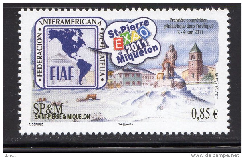 Saint Pierre Et Miquelon 2011.Expo 2011 - Unused Stamps