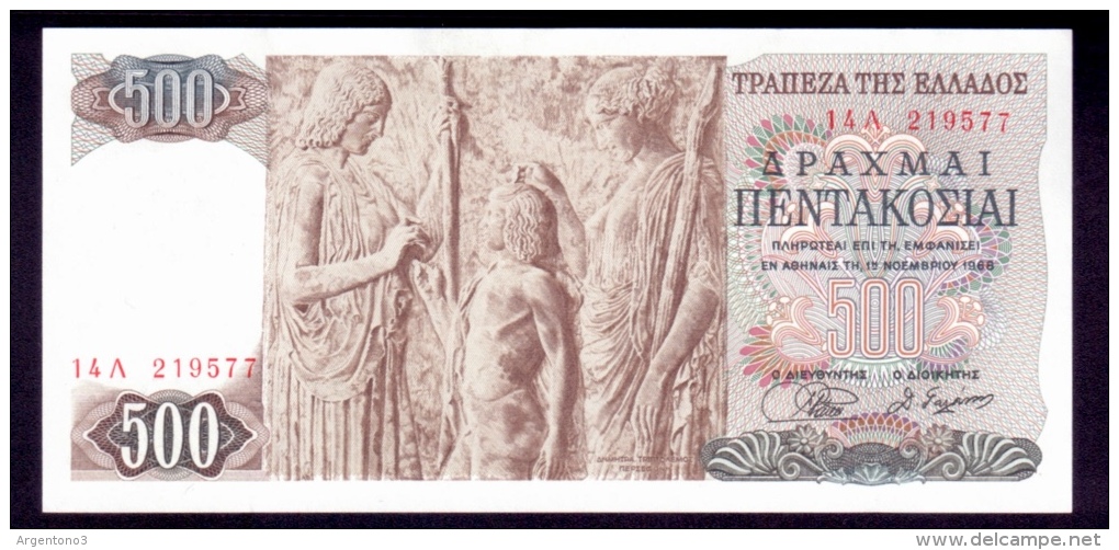 Greece 500 Drachmai 1968 UNC - Greece