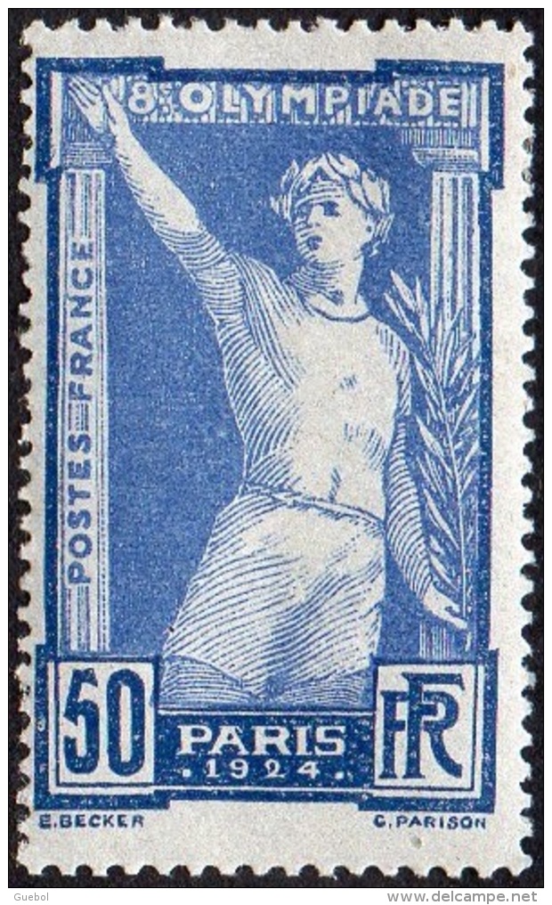 France - N°  186 * 8ème Olympiade Paris 1924 - Athlête Prêtant Serment - Ongebruikt