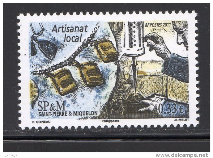 Saint Pierre Et Miquelon 2011.Artisanat Local - Unused Stamps