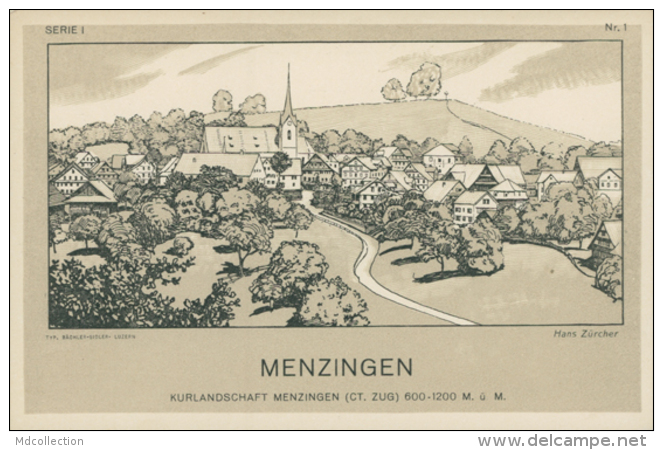 CH MENZINGEN / Kurlandschaft / - Menzingen