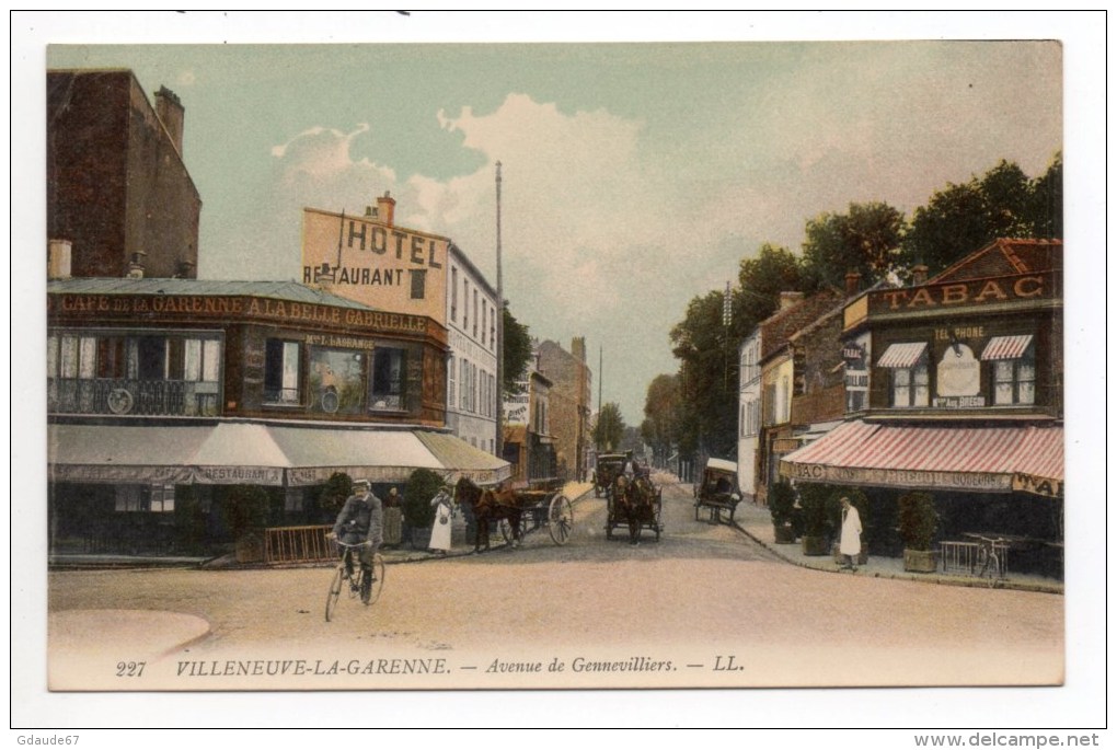 VILLENEUVE LA GARENNE (92) - AVENUE DE GENNEVILLIERS - Villeneuve La Garenne