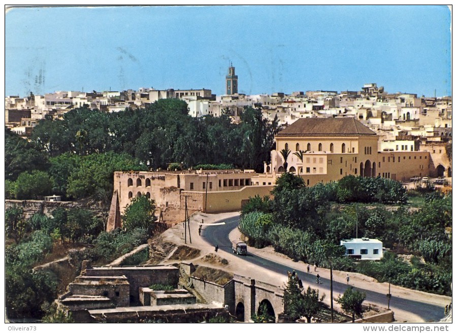 MAROCCO - MAROC, MEKINES, Vista Parcial, 2 Scans - Meknès