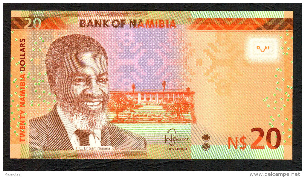 NAMIBIA  :  20  Dollars  - 2015 - UNC - Namibie