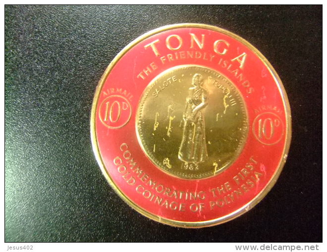 TONGA 1963 SERIE De La MONNAIE D&acute;OR Yvert N&ordm; PA 1 ** MNH - Tonga (...-1970)