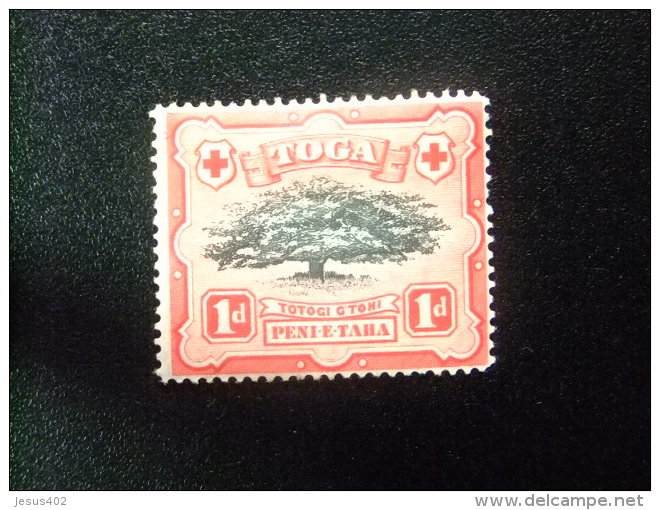 TONGA 1943 ARBRE À PAIN Yvert N&ordm; 74 * MH - SG N&ordm; 75 * MH - Tonga (...-1970)