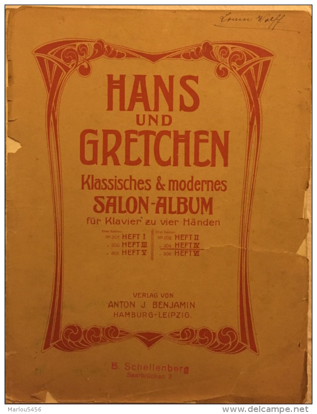 HANS UND GRETCHEN. Klassisches &amp; Modernes. Salon-Moderne. B. Schellenberg - Music