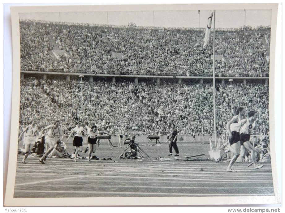 VIGNETTE JEUX OLYMPIQUES J.O BERLIN OLYMPIA 1936 PET CREMER DUSSELDORF BILD 30 USA 4 X 100 METRES FEMMES - Trading Cards