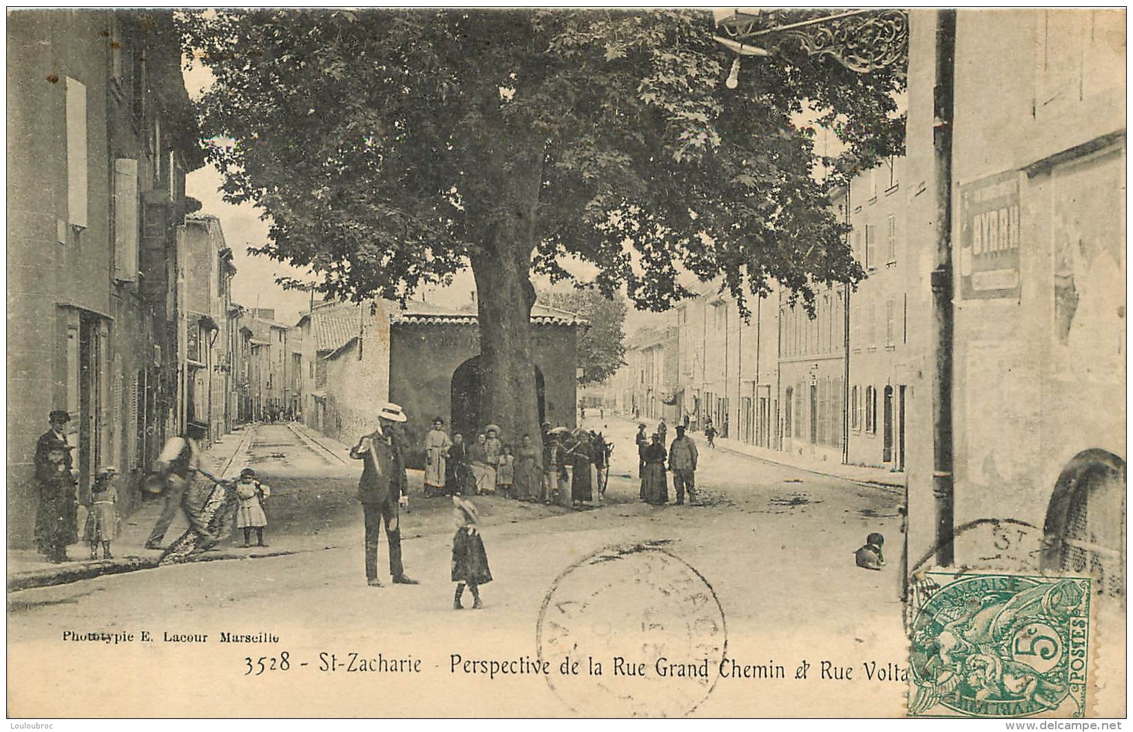 SAINT ZACHARIE PERSPECTIVE DE LA RUE GRAND CHEMIN - Autres & Non Classés