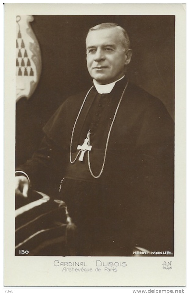 Cardinal DUBOIS - Archevêque De Paris  / Photographe Henri Manuel - Religion - Otros & Sin Clasificación