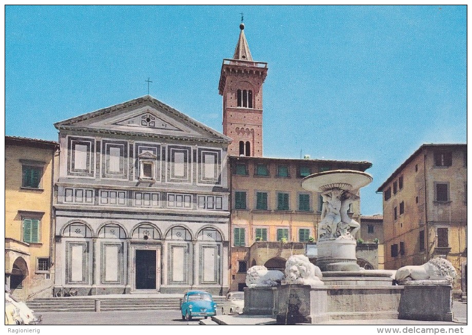 FIRENZE - Empoli - Piazza Farinata Degli Uberti Con Duomo E Fontana Monumentale - Empoli