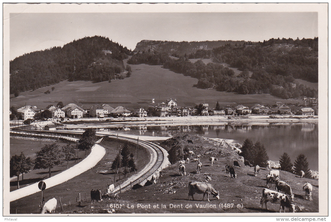Le Pont Et La Dent De Vaulion - 1935 - Vaulion