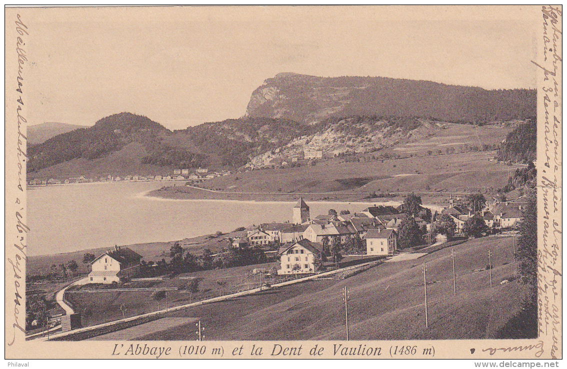 L'Abbaye Et La Dent De Vaulion - 1913 - Vaulion