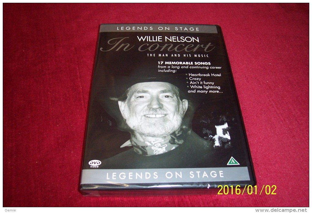 WILLIE NELSON  IN CONCERT   17 TITRES  DVD  NEUF SOUS CELOPHANE - DVD Musicaux