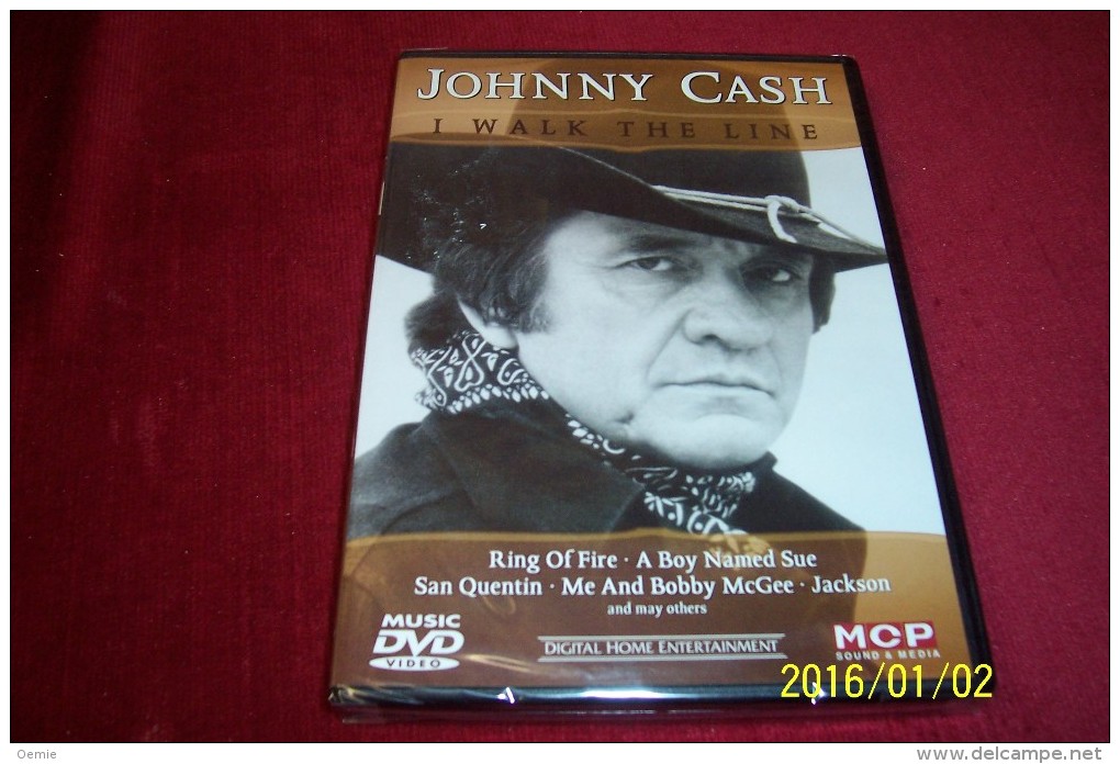 JOHNNY CASH I WALK THE LINE  20 TITRES  TITRES  DVD  NEUF SOUS CELOPHANE - DVD Musicaux