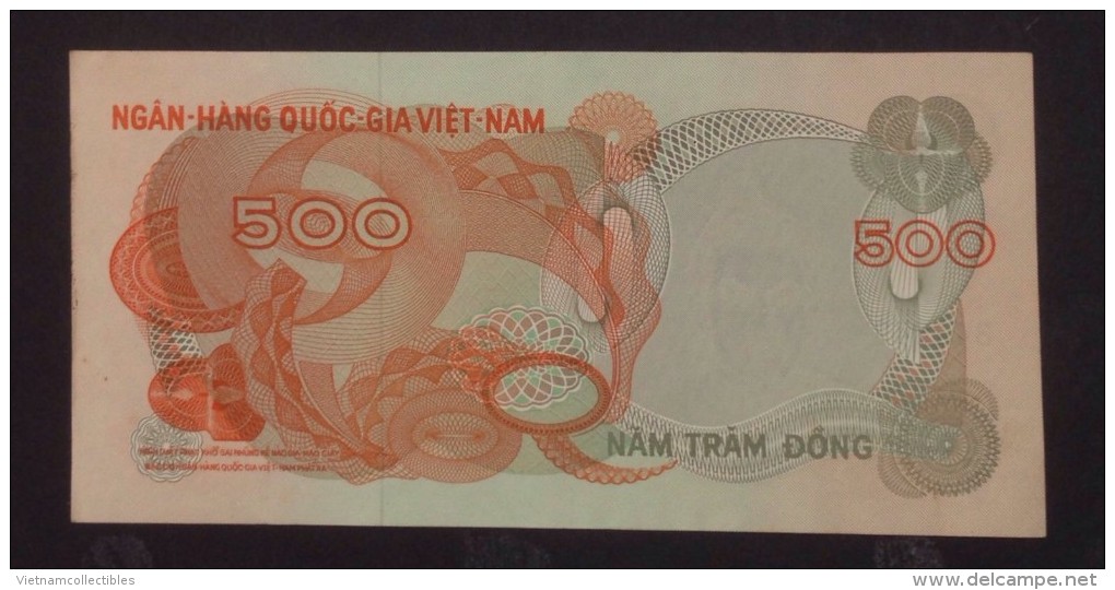 South Vietnam Viet Nam 500 Dong UNC Banknote 1972 - P#28 / 02 Images - Vietnam