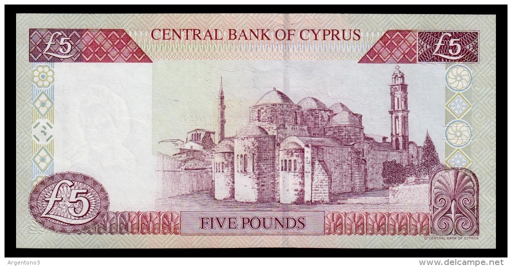 Cyprus 5 Pounds 2001 AUNC - Chypre