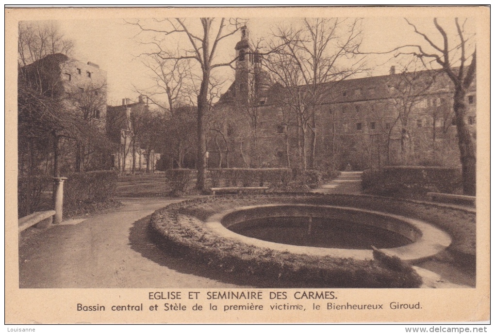 6 / 4 / 173  -  ÉGLISE  ET  SÉMINAIRE  DES  CARMES  -bassin Central Et Stèie - Eglises