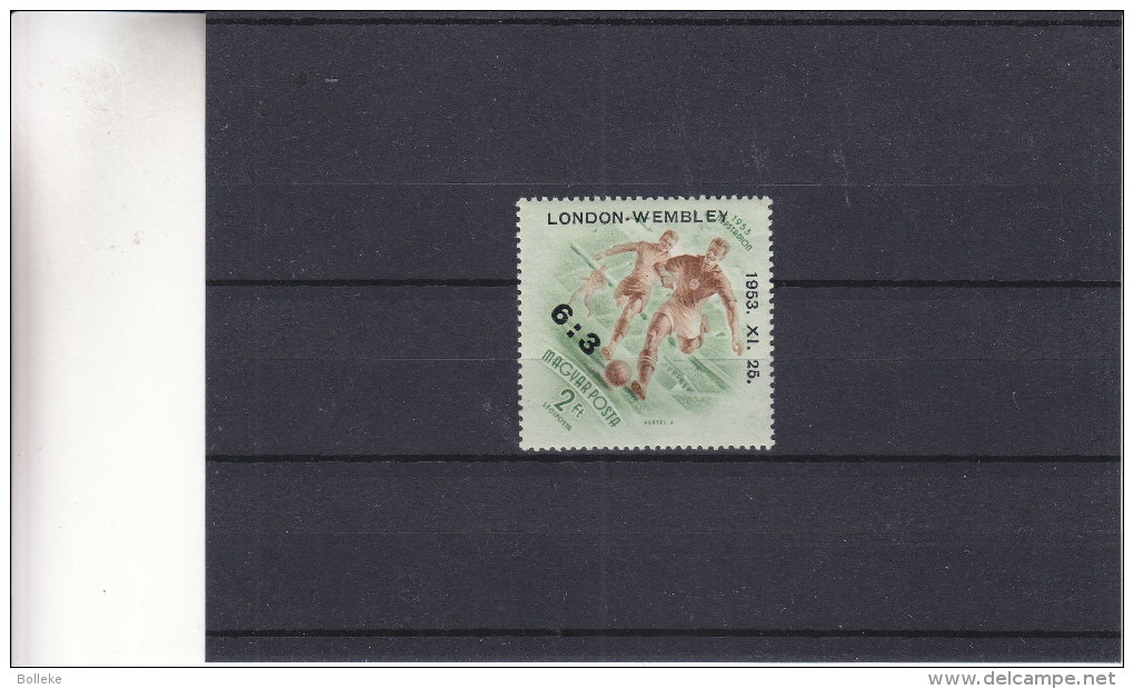 Football - Finale à Londres - Wembley - Hongrie - Yvert PA 159 A ** - MNH - Valeur 32 Euros - Unused Stamps