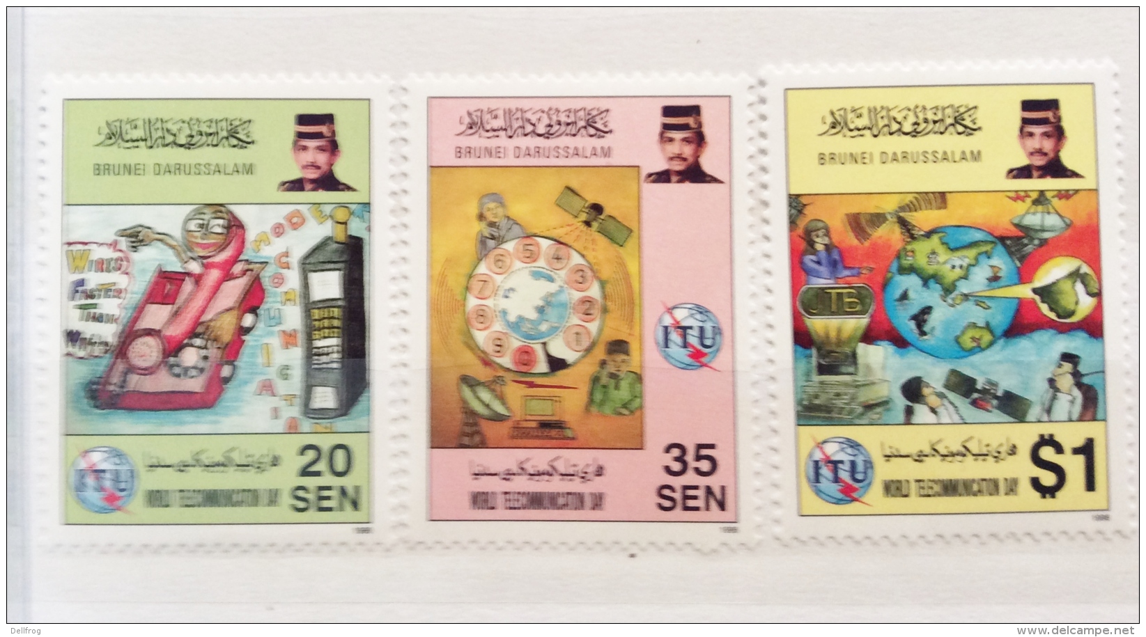 Brunei  1996 World Telecoms Day Set MNH - Brunei (1984-...)