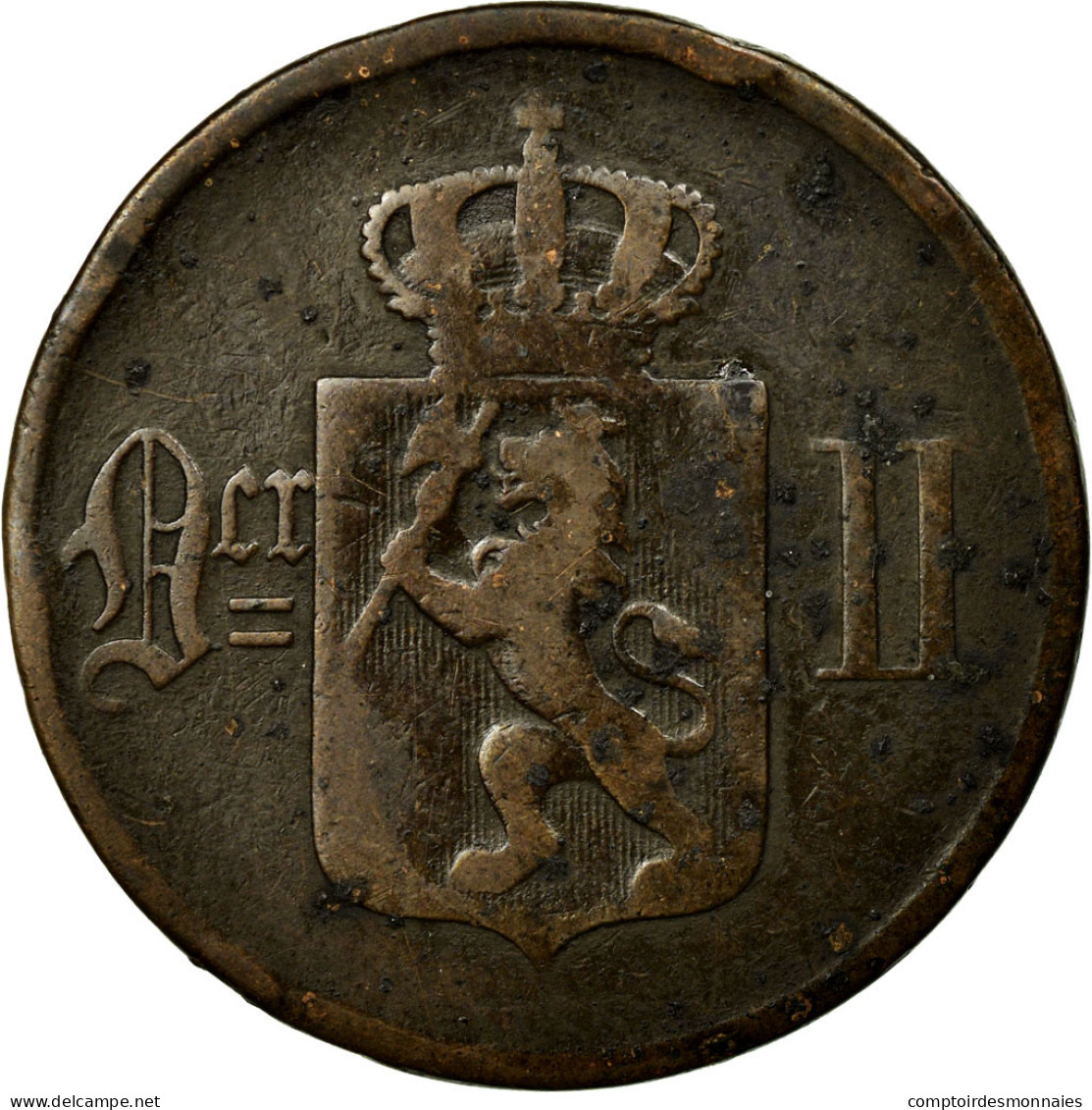 Monnaie, Norvège, 5 Öre, 1875, TB, Bronze, KM:349 - Norvège