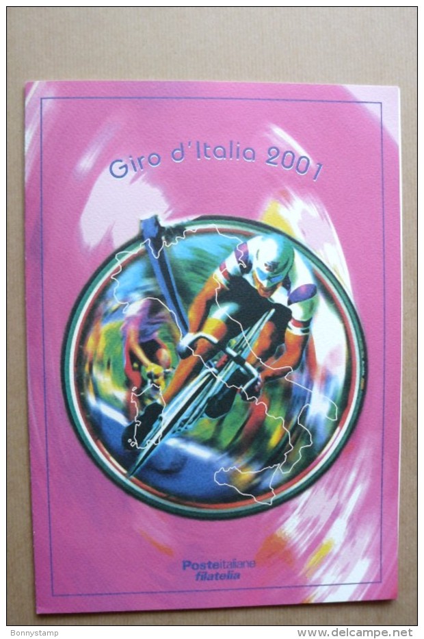 Repubblica Italiana, 2001 Giro D'Italia E Centenario U.C.I. - - Folder