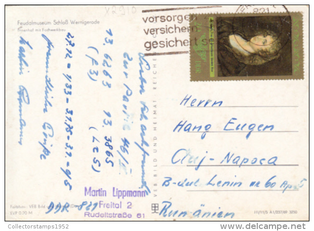 40708- WERNIGERODE- CASTLE, MUSEUM - Wernigerode