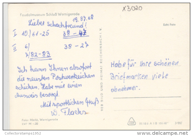 40714- WERNIGERODE- CASTLE, MUSEUM, PANORAMA - Wernigerode