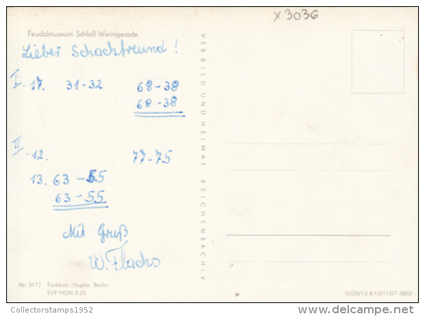 40718- WERNIGERODE- CASTLE, MUSEUM - Wernigerode