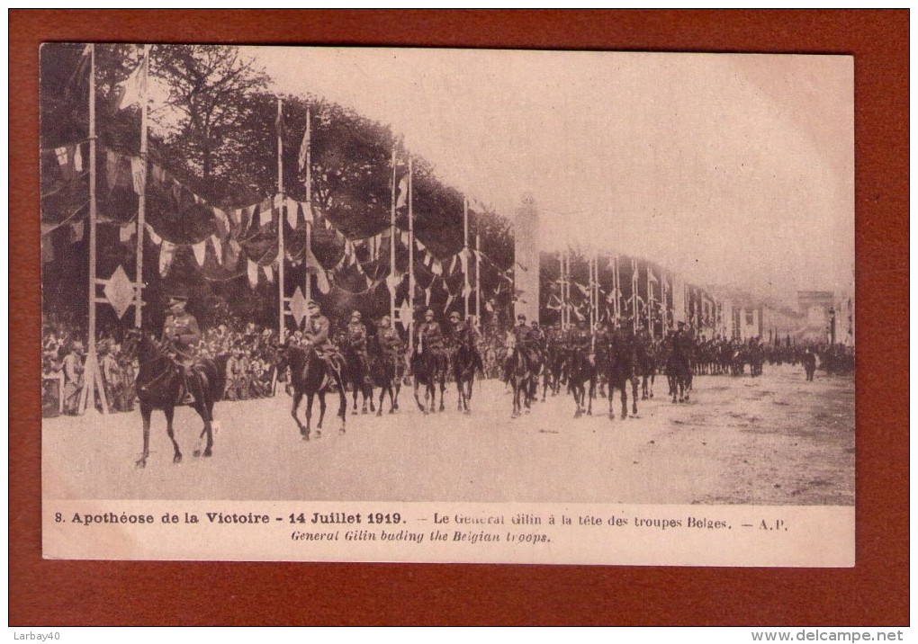 1 Cpa Fete De La Victoire Paris   Juillet 1919 - Guerre 1914-18