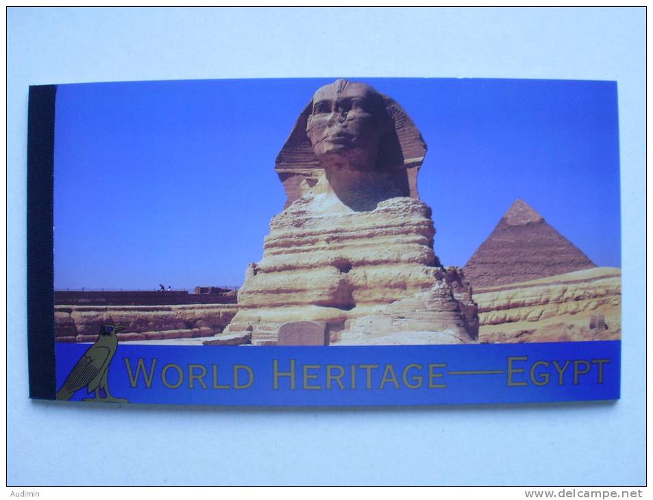 UNO-New York 988/93 MH 10 Booklet 10 ++ Mnh, UNESCO-Welterbe: Ägypten - Booklets