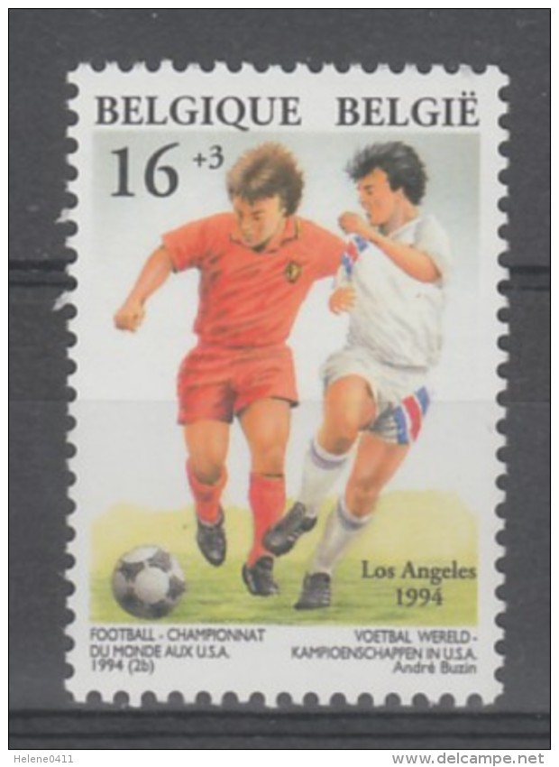 TIMBRE NEUF DE BELGIQUE - COUPE DU MONDE DE FOOTBALL AUX U.S.A. N° Y&T 2538 - 1994 – USA