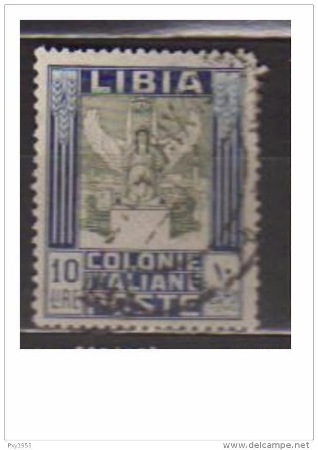 4712-Libia - Colonie Italiane Sassone 32-  Usato - Libia