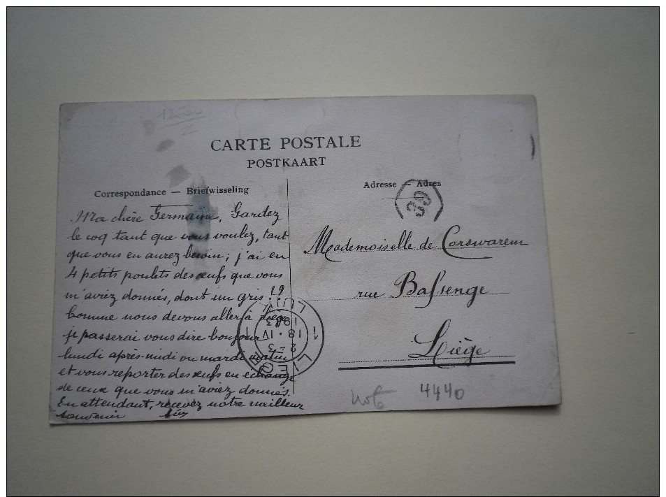 Othée. Le Moulin Du Château. Cachet De La Poste De 1913. RARE - Other & Unclassified