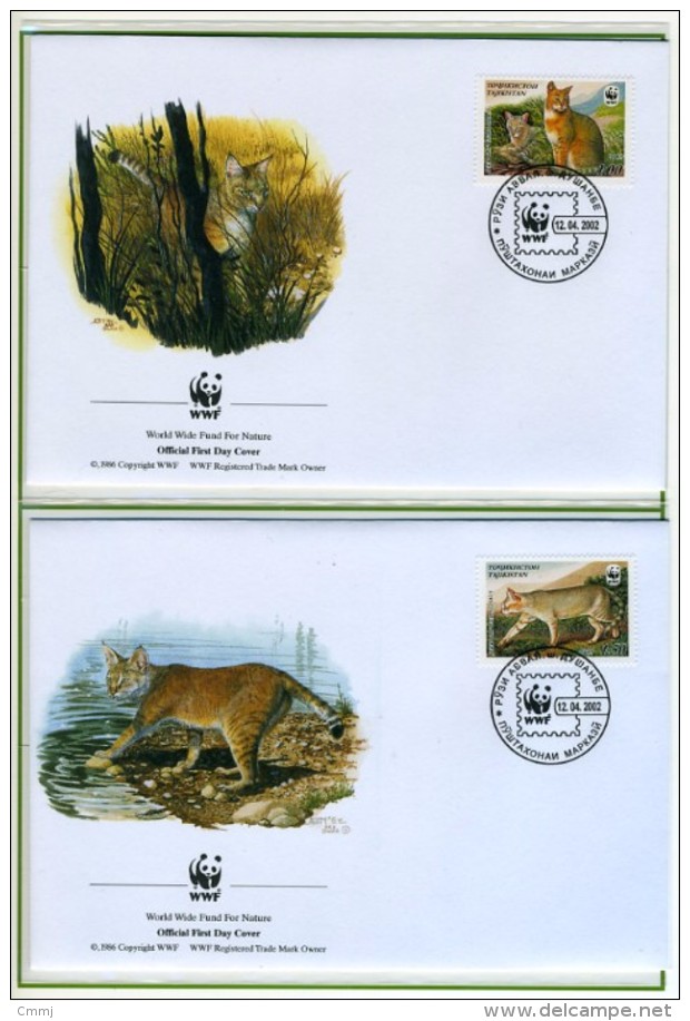 2002 - TAJIKISTAN - Mi. Nr. 208/211 - OFFICIAL FDC - (CAT 2016.1 WWF) - Tagikistan