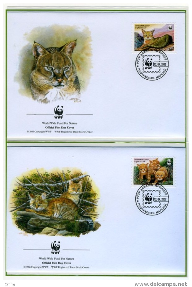 2002 - TAJIKISTAN - Mi. Nr. 208/211 - OFFICIAL FDC - (CAT 2016.1 WWF) - Tagikistan