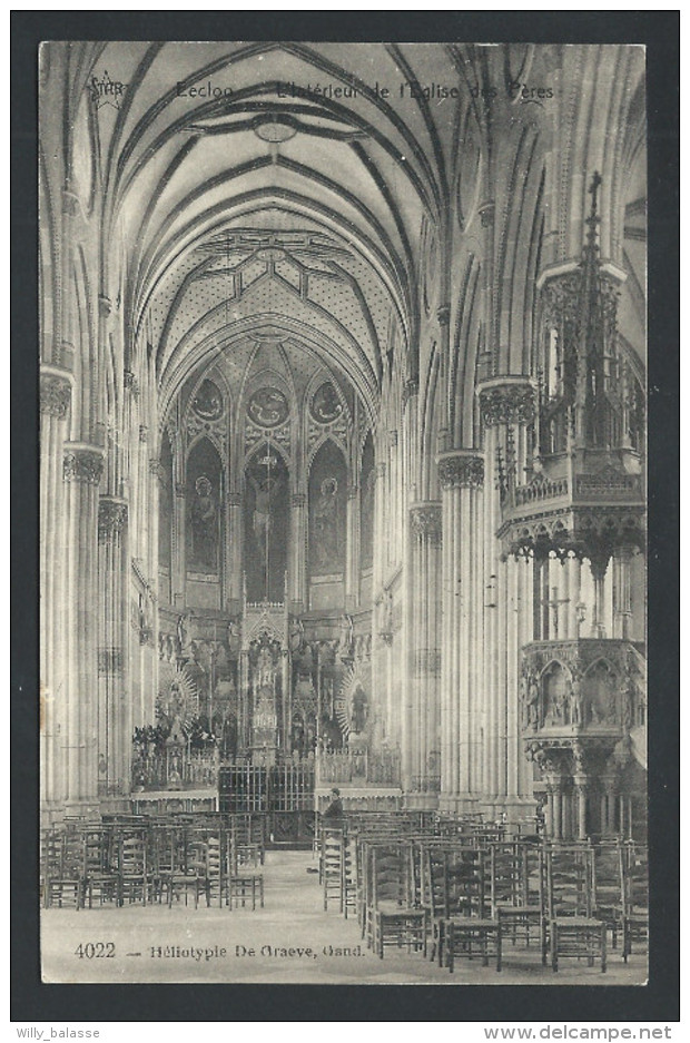 CPA - EEKLO - EECLOO - Intérieur De L'église Des Pères  // - Eeklo