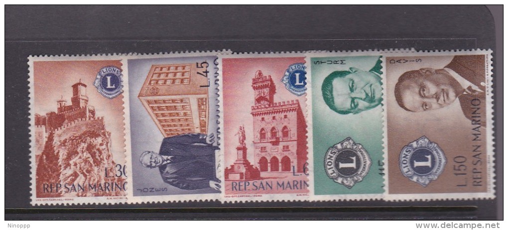 San Marino 1960 Lions Club Set MNH - Ongebruikt