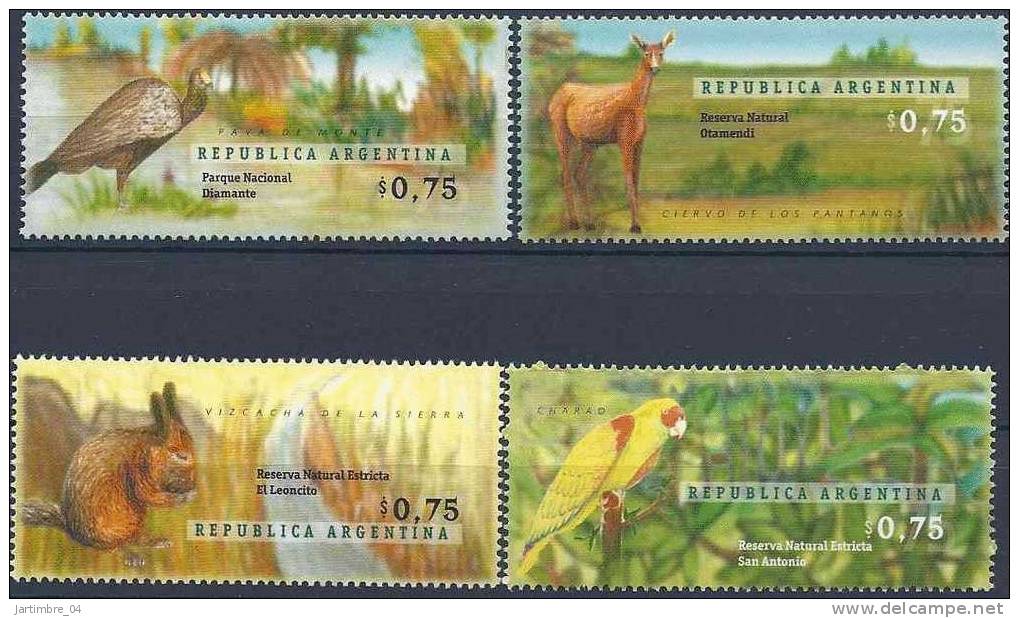 1999  ARGENTINE 1940-43** Animaux - Neufs