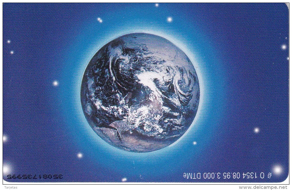 TARJETA DE ALEMANIA DE EL GLOBO TERRAQUEO DE TIRADA 3000 (TIERRA) - Astronomy